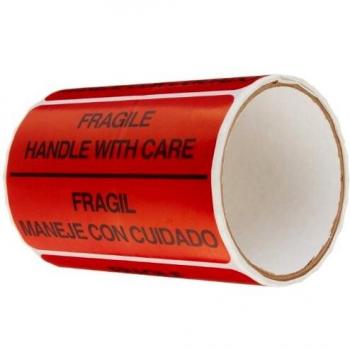 Cuidado: Maneje Con Cuidado Label