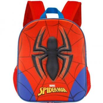 Marvel Spiderman Spider Mochila 3D Pequeña, Rojo