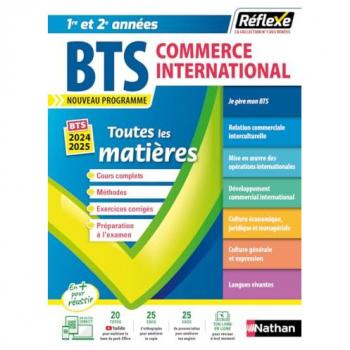 Tout en un BTS Commerce I,ternational Réflexe