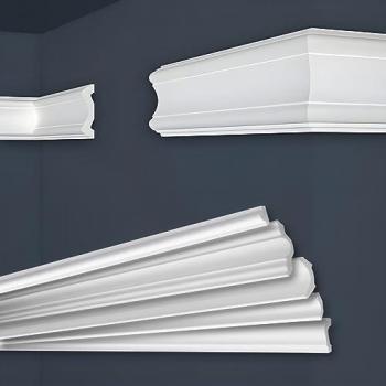 Moulure en Stuc Clair – Coffrage Styropor XPS – Pack Épargne Marbet Series‑E E‑30 20×80 mm (Motif 20 cm)