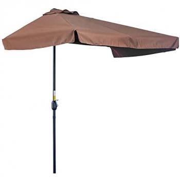 HorizonMarron Parasol Métallique