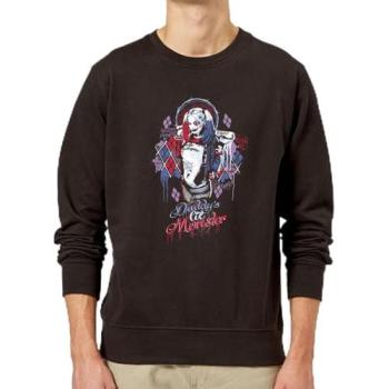 DC Comics Suicide Squad Daddy’s Lil Monster “Lil Monster” Black Hoodie (Size S)