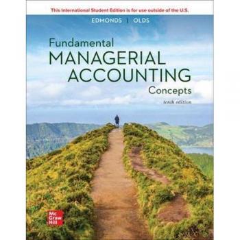 FUNDAMENTAL MANAGERIAL ACCOUNTING CONCEPTS
