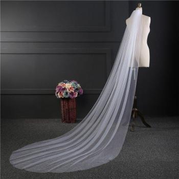Short Bride Veil with Comb