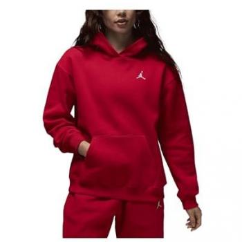Hoodie Femme Jordan Brooklyn Rouge et Blanc