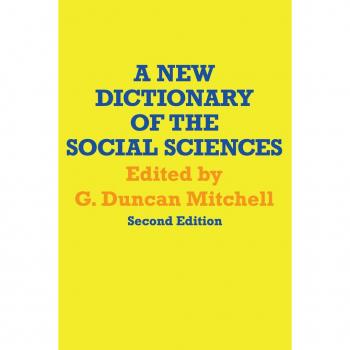 Vitalsource Technologies, Inc. A New Dictionary Of The Social Sciences