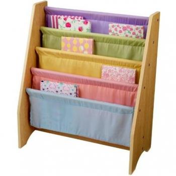 KidKraft 14225: Hängender Holzschrank für das Kinderzimmer (Pastell/Natur)