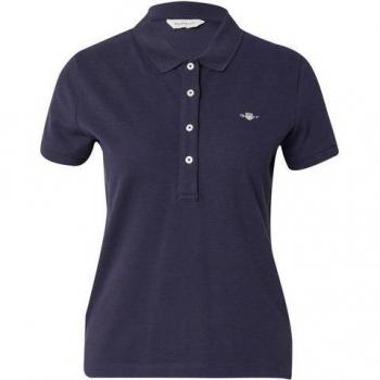 Gant Poloshirt Shield 4200870 Dunkelblau Slim Fit