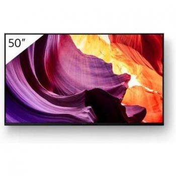 Sony FWD-50X80K Signage Display Digital signage flat panel 127 cm (50) LCD Wi-Fi 450 cd/m 4K Ultra HD Black Built-in processor Android 10