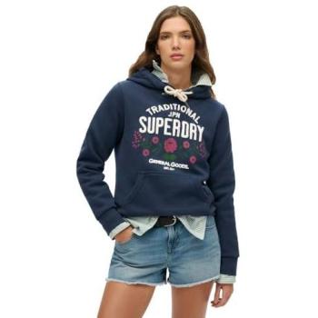 Superdry & Co Felpa 'LOT 54' navy / verde / rosa scuro / bianco