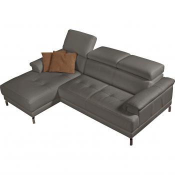 Egoitaliano Soul L‑Form Ecksofa – Rindsleder BULL