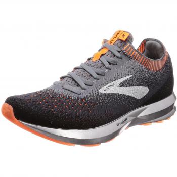 Brooks Levitate 2, Men's Running Shoes, (Grey/Black/Orange 026), Size: 49 EU