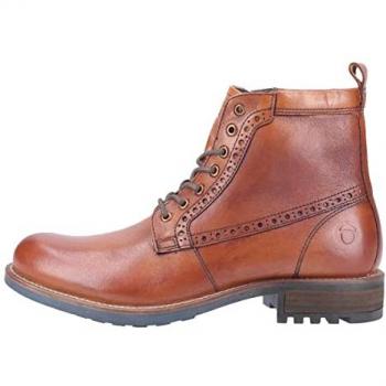 Botas masculinas Cotswold Dauntsey de cuero tono beige