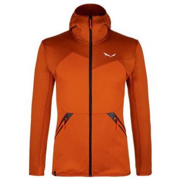 Forro Polar con Capucha Salewa Puez Melange Naranja