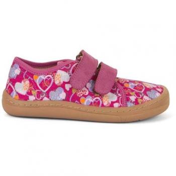Froddo Hausschuhe Barefoot Canvas G1700390-2 S Rosa 33 Mädchen