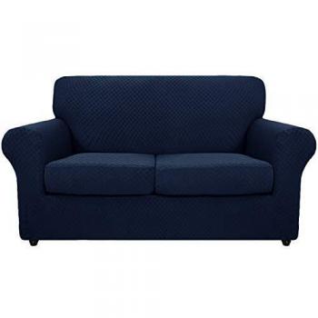 MAXIJIN 3 Piece Jacquard Couch Covers for 2 Seater