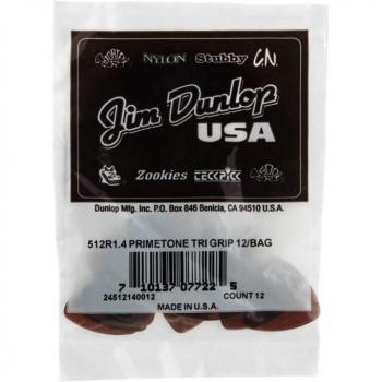 Médiators Primetone Triangle Grip 1,40mm Sachet de 12