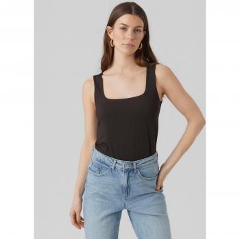 Top negro de tirantes anchos Vero Moda