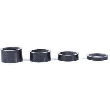 8Pcs/Set 1 1/8inch Carbon Fiber Headset Fork Washer Set