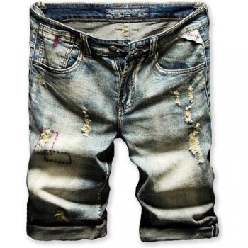 Hip Hop Style Denim Shorts