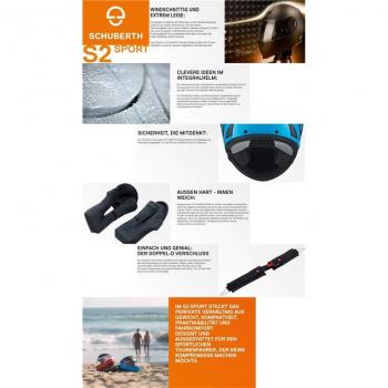 Schuberth S2 Sport Doppel-D Rennhelm