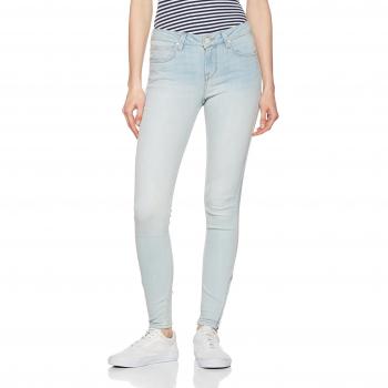 Jeans Mujer Lee Scarlett Cropped, Azul (Chaos Bleach), W27/L31