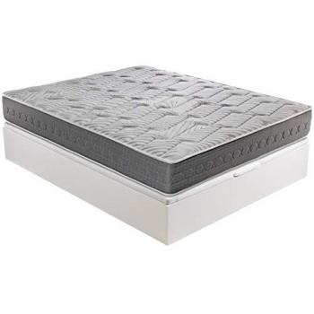 Colchón Viscoelástico + Canapé Abatible Gran Capacidad 150x190