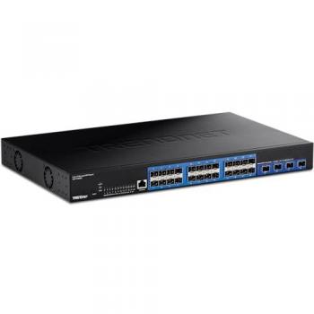 TRENDNET 28-Port Layer 2 Managed SFP Switch mit 10G SFP+ Ports