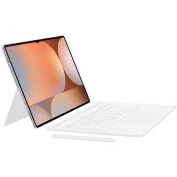 Samsung Official Galaxy Tab S10/S9 Ultra AI Keyboard & Touchpad Cover – White