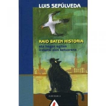 Kaio baten historia eta hegan egiten irakatsi zion katuarena