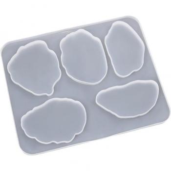 Moldes de resina con flores prensadas