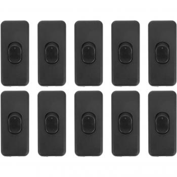 Lampe Control Inline 20 pièces – Bouton Noir 6×2,65×1,35 cm