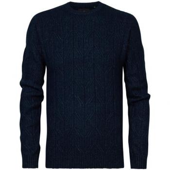 Petrol Industries M-3030-KWR250 Pullover in Dunkelblau