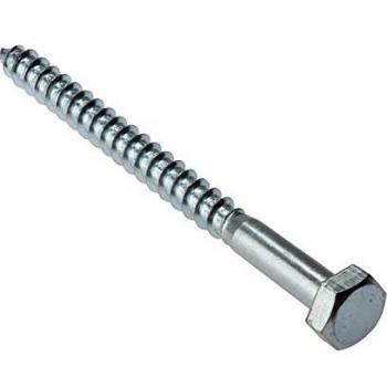 Zinc Plated Coach Screws M12 x 130mm