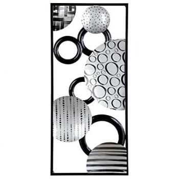 Metro Bubbles Decorative Wall Piece Grey 90cm H X 40cm W