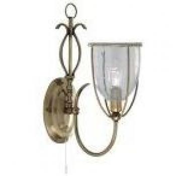 Luce Antica Sillhouette 6351-1AB: Illuminazione a Parete in Bronzo