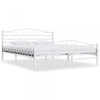 Cama Box Metal Branco 200x200 cm