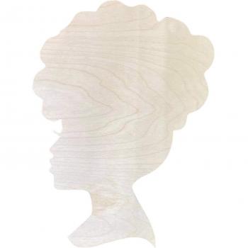 Boucle Femme en Bois pour Portail – Cadeau Fête des Mères