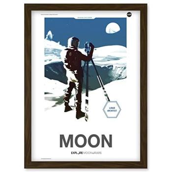 Artery8 NASA Modern Explorers: Moon to Mars Lunar Architect Artemis – Brown Edition A4 Artwork