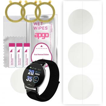 3x apgo Hydrogel Matte Folie für Media-tech Activeband Thaiti MT871