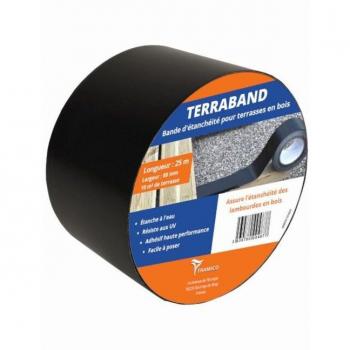 Bande d’étanchéité TRAMICO Terraband 85 × 0,3 mm – 25 m (Bois)
