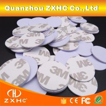 Etiqueta Inteligente RFID Redonda 25mm x 1mm, Tarjeta Programable 13,56 MHZ, 10 Unidades