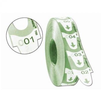 Tickets Verdes Turnomatic – Rollo 4000 (31×67 mm)
