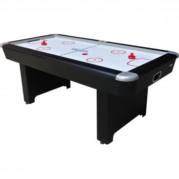Gamesson Coliseum 7’ Air Hockey Table in Classic Black & White