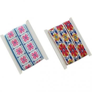 20/28mm Bohemian Embroidered Lace Fabric