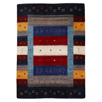 Handwoven Gabbeh Don Wool Rug, 240 x 340 cm, Soft Texture, Multi-Color