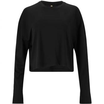 Damen‑Langarm‑Shirt ATHLECIA Offner – Gr. 40, Schwarze Edition