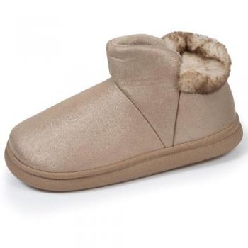 Chaussons Femme Isotoner Semelle Confort Beige