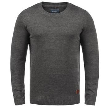 Herren-Strickpullover BHLars XL grau 50/50 Baumwolle-Polyester