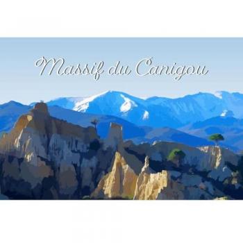 Art du Mont Canigou – Impression Peinture 45x65 cm